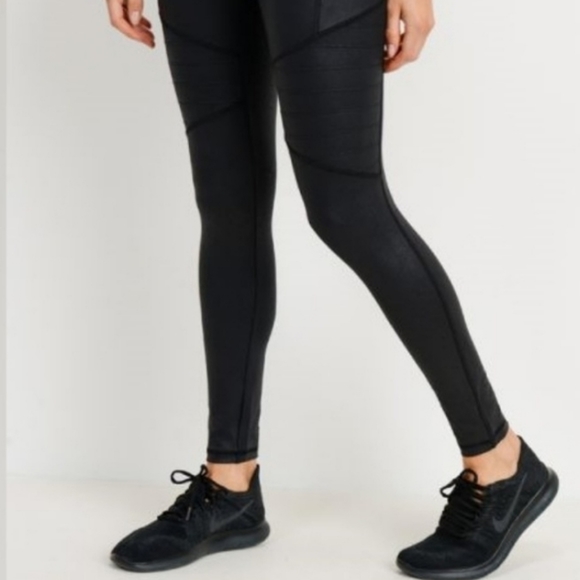 Faux leather moto leggings - Picture 4 of 4